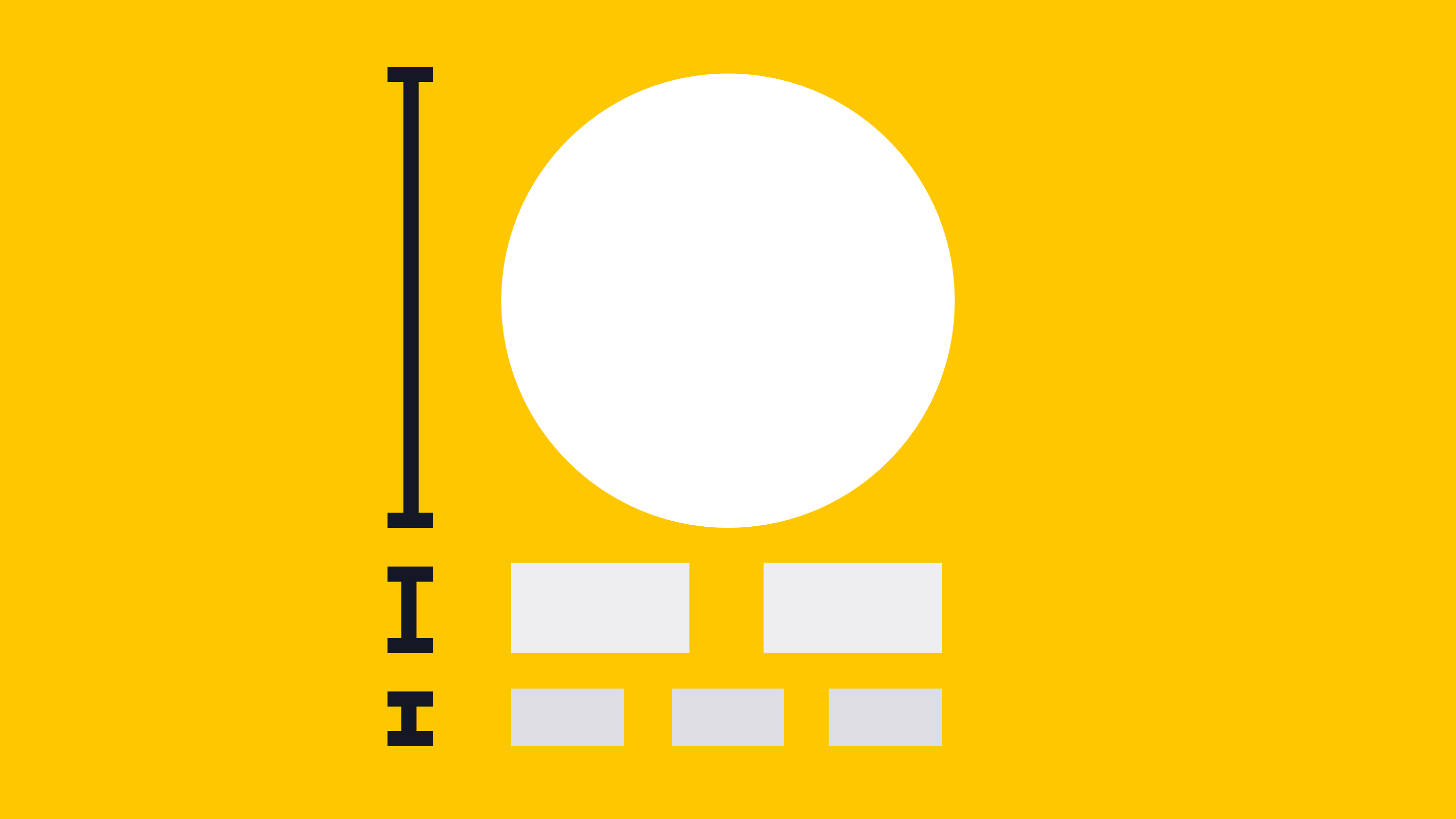 Representation of how hierarchy guides your eyes.